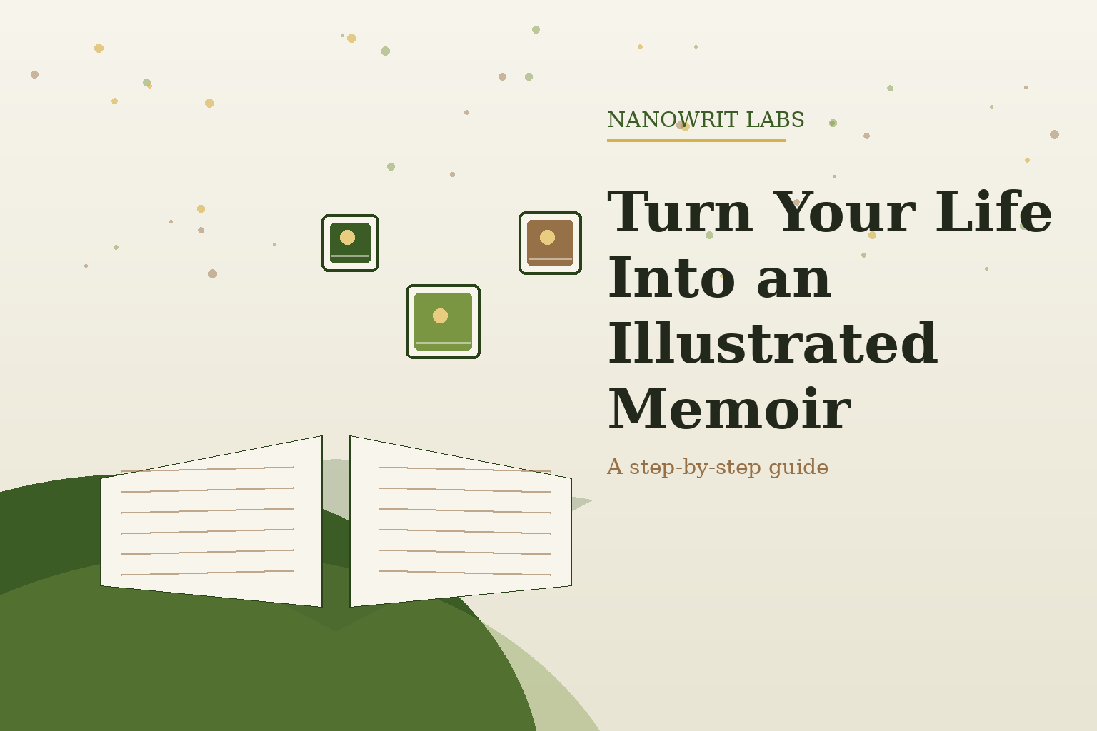 Cover image for Turn Your Life Into an Illustrated Memoir: A Step-by-Step Guide